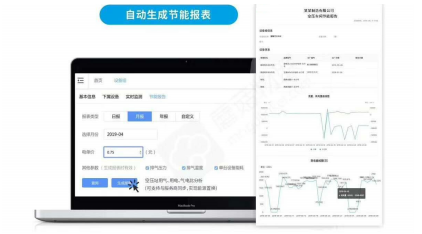 睿寂行空壓站云智控自動生成節能報表